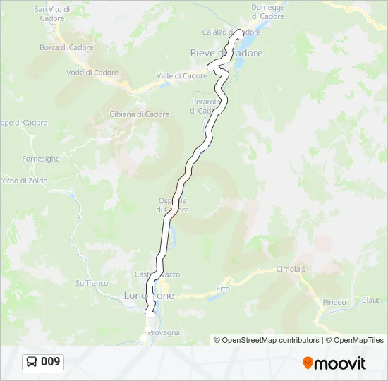 009 Bus Line Map