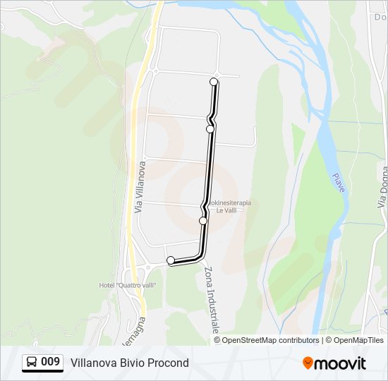 009 bus Line Map