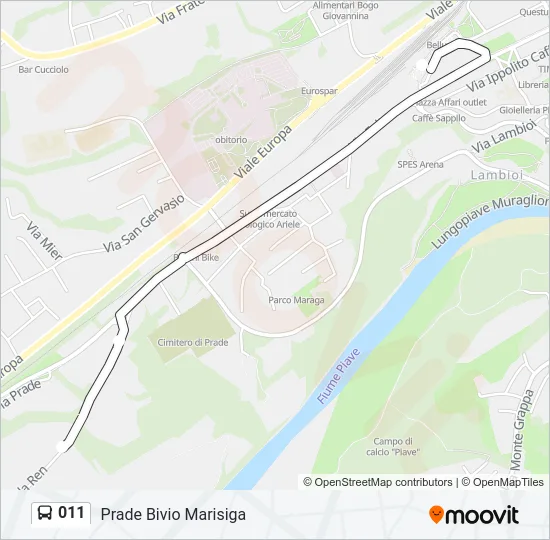 011 Bus Line Map