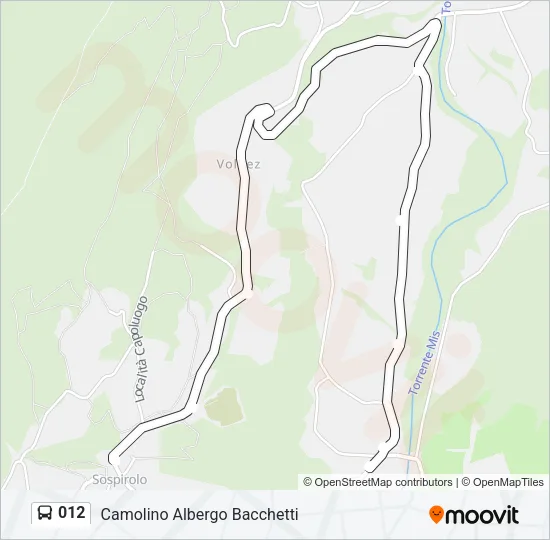 012 Bus Line Map