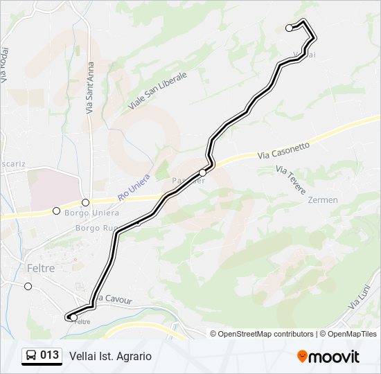 013 bus Line Map