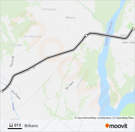 013 bus Line Map