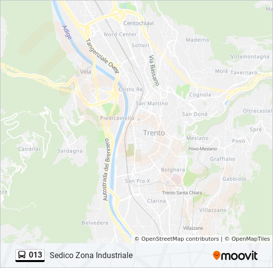 013 bus Line Map