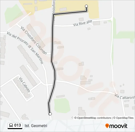 013 Bus Line Map