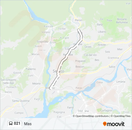 021 Bus Line Map