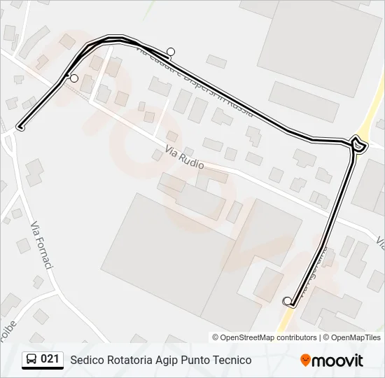 021 Bus Line Map