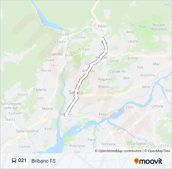 021 Bus Line Map