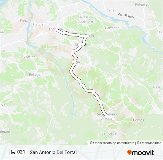 021 Bus Line Map