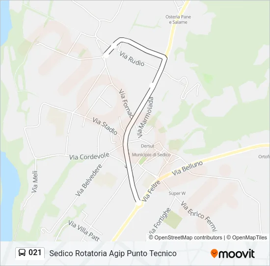 021 Bus Line Map