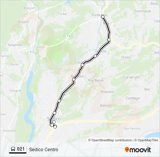 021 Bus Line Map