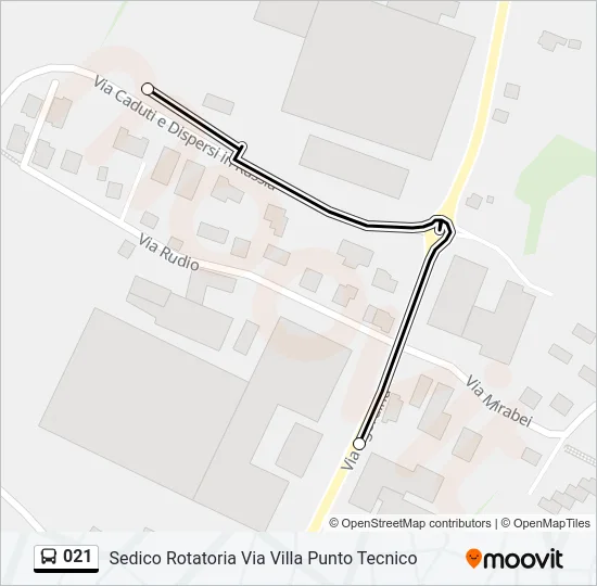021 Bus Line Map
