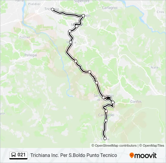 021 Bus Line Map