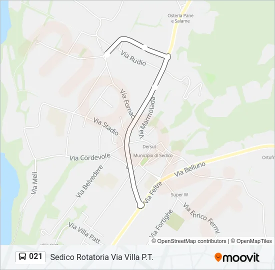 021 Bus Line Map