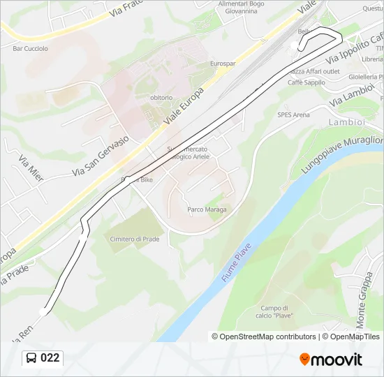 022 Bus Line Map