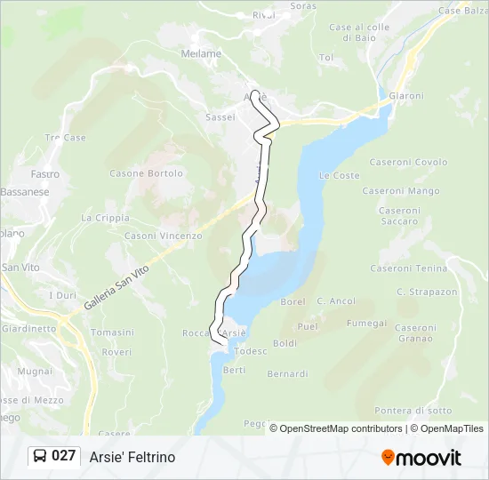 027 Bus Line Map
