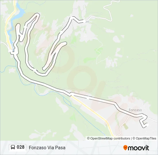 028 Bus Line Map