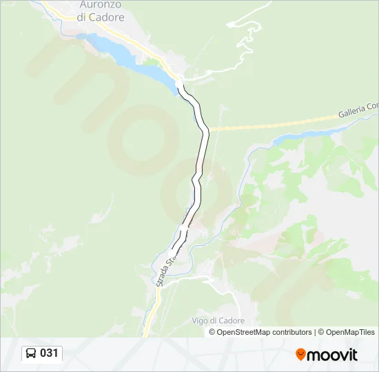 031 Bus Line Map