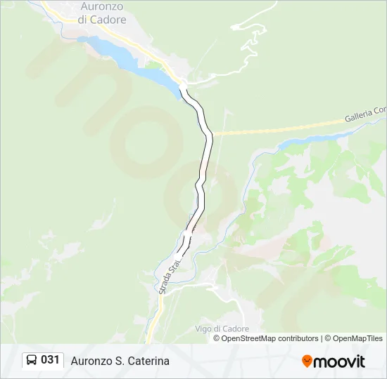 031 Bus Line Map