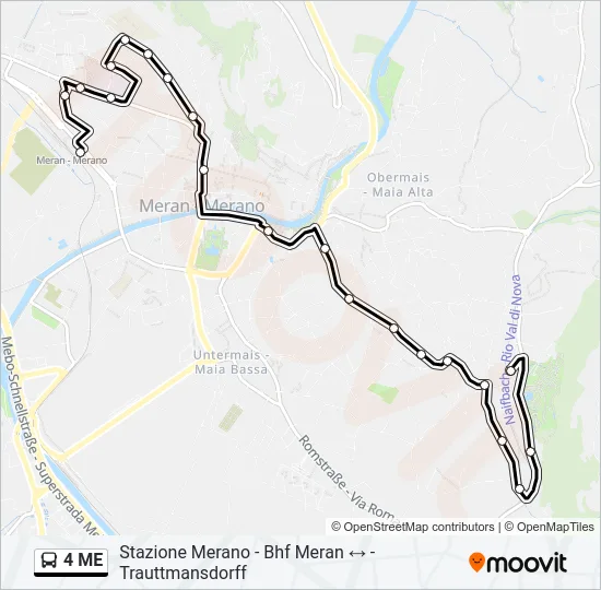 4 ME Bus Line Map