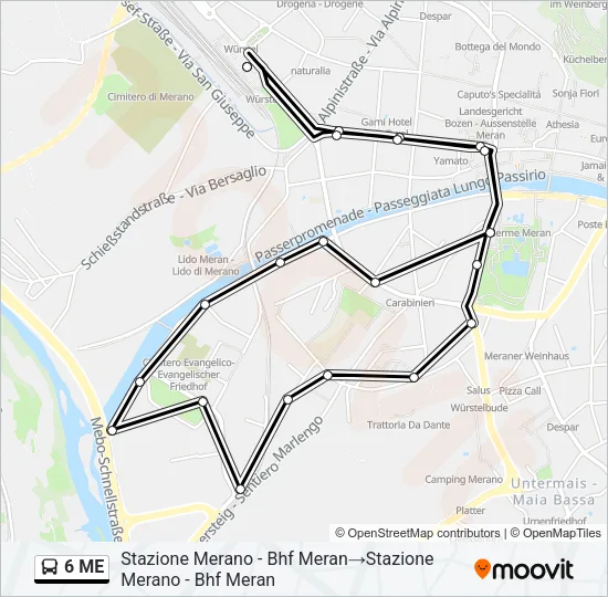 6 ME Bus Line Map