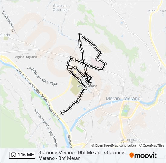 146 ME bus Line Map