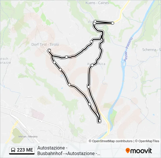 223 ME  Line Map
