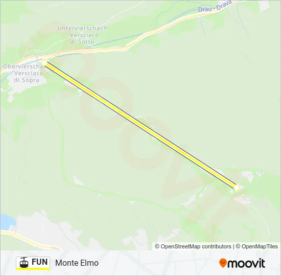FUN Cable Car Line Map