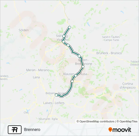 R Train Line Map