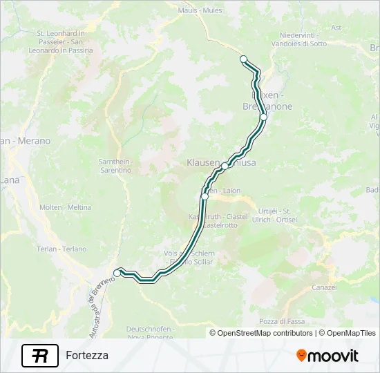 R Train Line Map