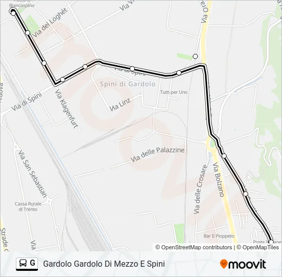 G Bus Line Map