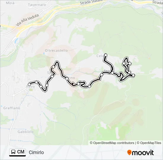 CM Bus Line Map