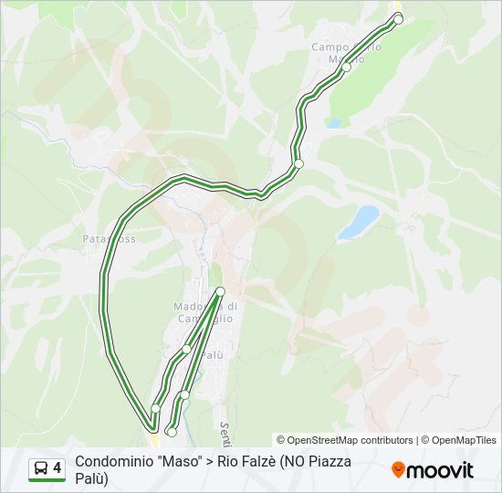 4 Bus Line Map