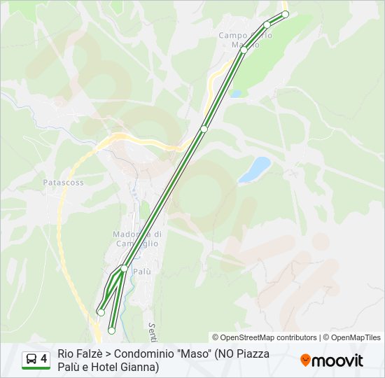 4 Bus Line Map