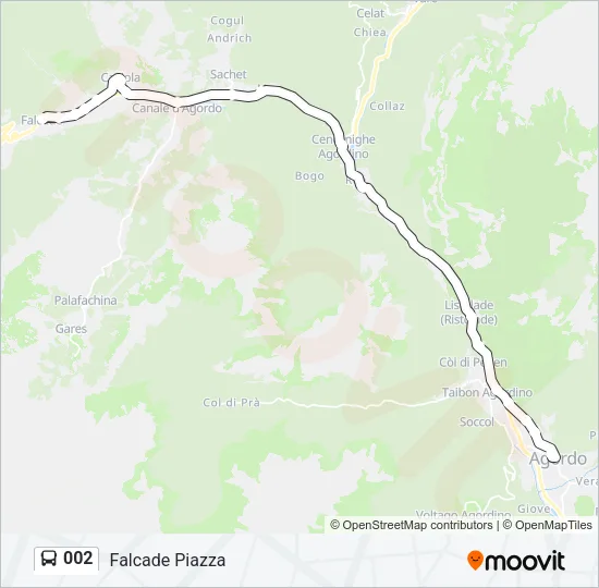 002 Bus Line Map