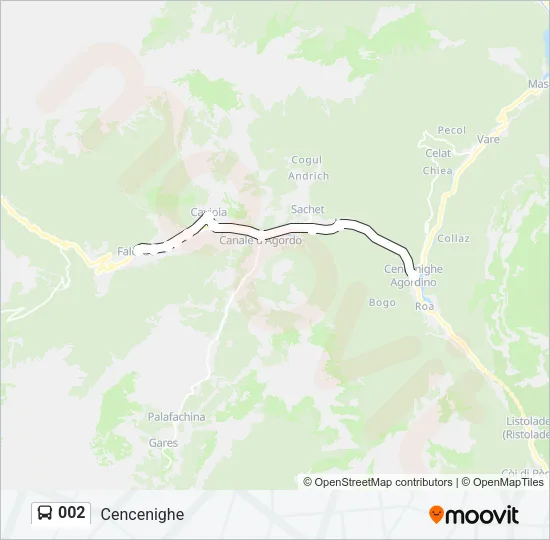 002 Bus Line Map