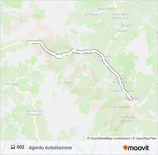 002 Bus Line Map