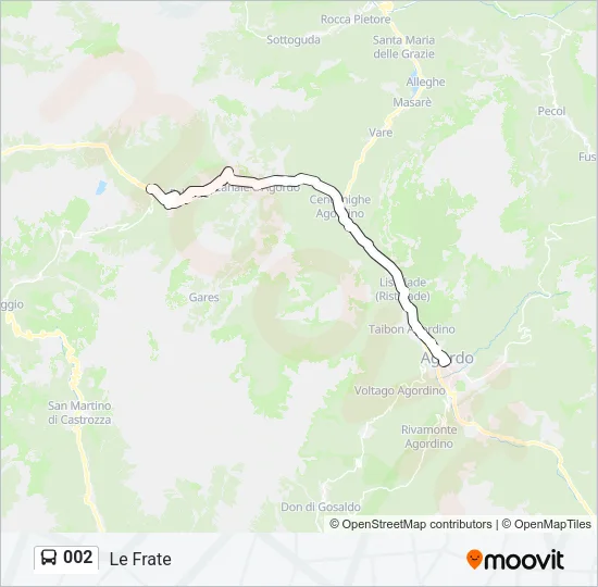 002 Bus Line Map