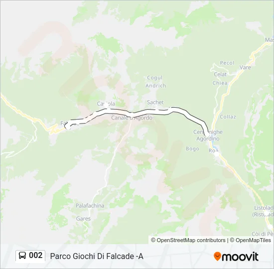 002 Bus Line Map