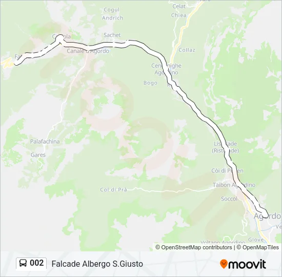 002 Bus Line Map
