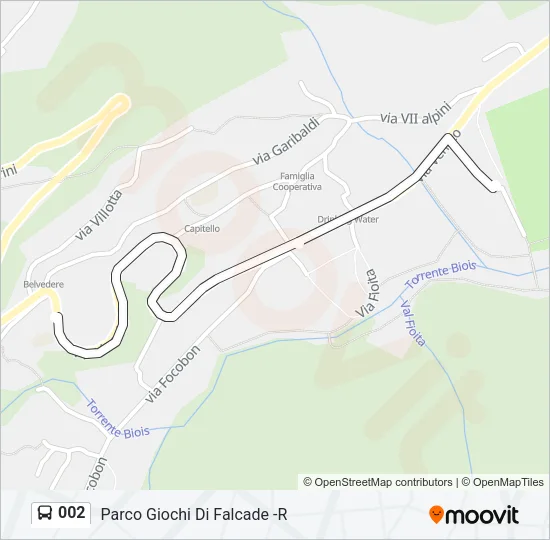 002 Bus Line Map
