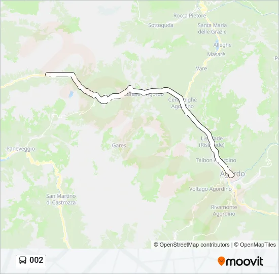 002 Bus Line Map