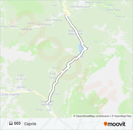 003 Bus Line Map