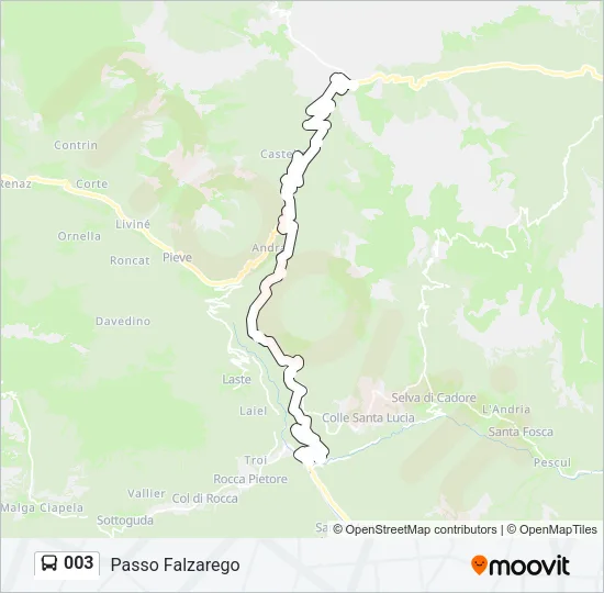 003 Bus Line Map