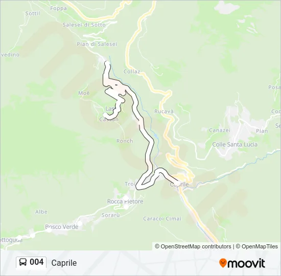 004 Bus Line Map