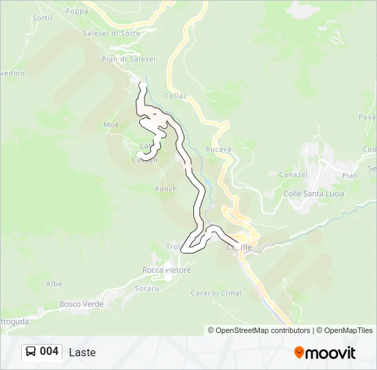 004 Bus Line Map