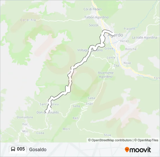 005 Bus Line Map