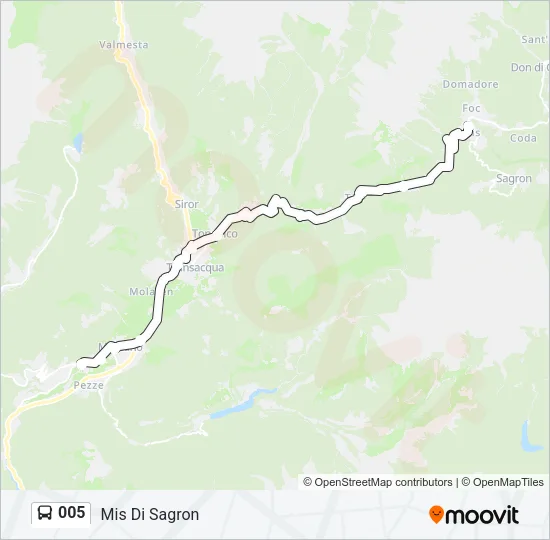 005 Bus Line Map