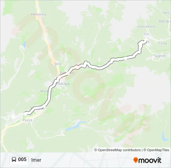 005 Bus Line Map