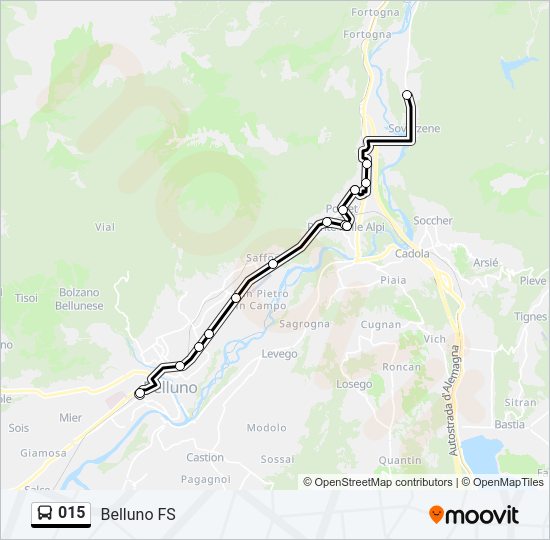 015 bus Line Map