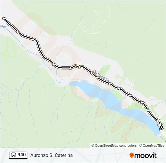 940 Bus Line Map